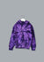 Adult Tie-Dye Pullover Hooded Sweatshirt (Unisex) juju + stitch Adult XL / Spiral Purple custom personalized script embroidered tie dye hoodie