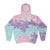 Adult Tie-Dye Pullover Hooded Sweatshirt (Unisex) juju + stitch  custom personalized script embroidered tie dye hoodie