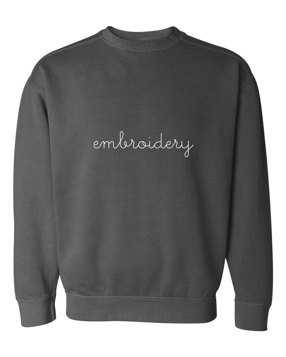Black embroidered sales sweatshirt