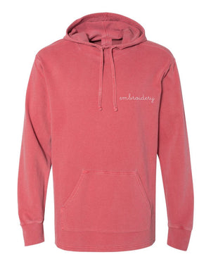 juju + stitch Personalized Custom Embroidered Sweatshirts & Hoodies Adult Vintagewash French Terry Hoodie (Unisex)