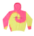 Adult Tie-Dye Pullover Hooded Sweatshirt (Unisex) juju + stitch Adult XL / Neon Yellow Pink custom personalized script embroidered tie dye hoodie