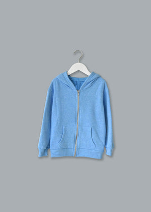 Adult Zip Fleece Hoodie (Unisex) juju + stitch Adult XL / Tri Aqua custom personalized script embroidered zip-up fleece sweatshirt