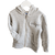 Adult Zip Fleece Hoodie (Unisex) juju + stitch Adult XL / Tri Light Gray custom personalized script embroidered zip-up sweatshirt