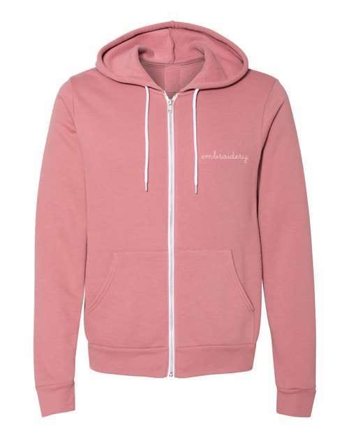 Adult Zip Fleece Hoodie (Unisex)