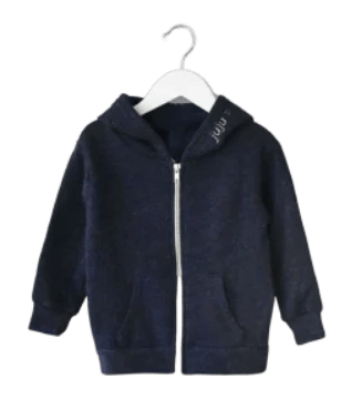 Adult zip fleece hoodie – personalized and custom embroidered