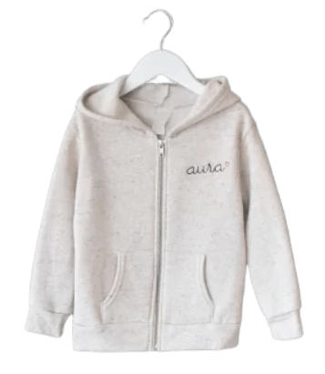 Adult zip fleece hoodie – personalized and custom embroidered
