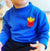 juju + stitch Personalized Custom Embroidered Sweatshirts & Hoodies Baby Classic Crewneck Fleece Sweatshirt
