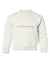 Big Kids Classic Crewneck Fleece Sweatshirt juju + stitch S (6-8) / White custom personalized script embroidered crewneck fleece sweatshirt