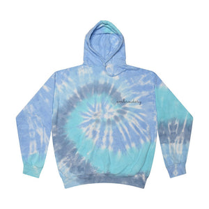 Kids Tie-Dye Pullover Hooded Sweatshirt juju + stitch  custom personalized script embroidered tie dye hoodie