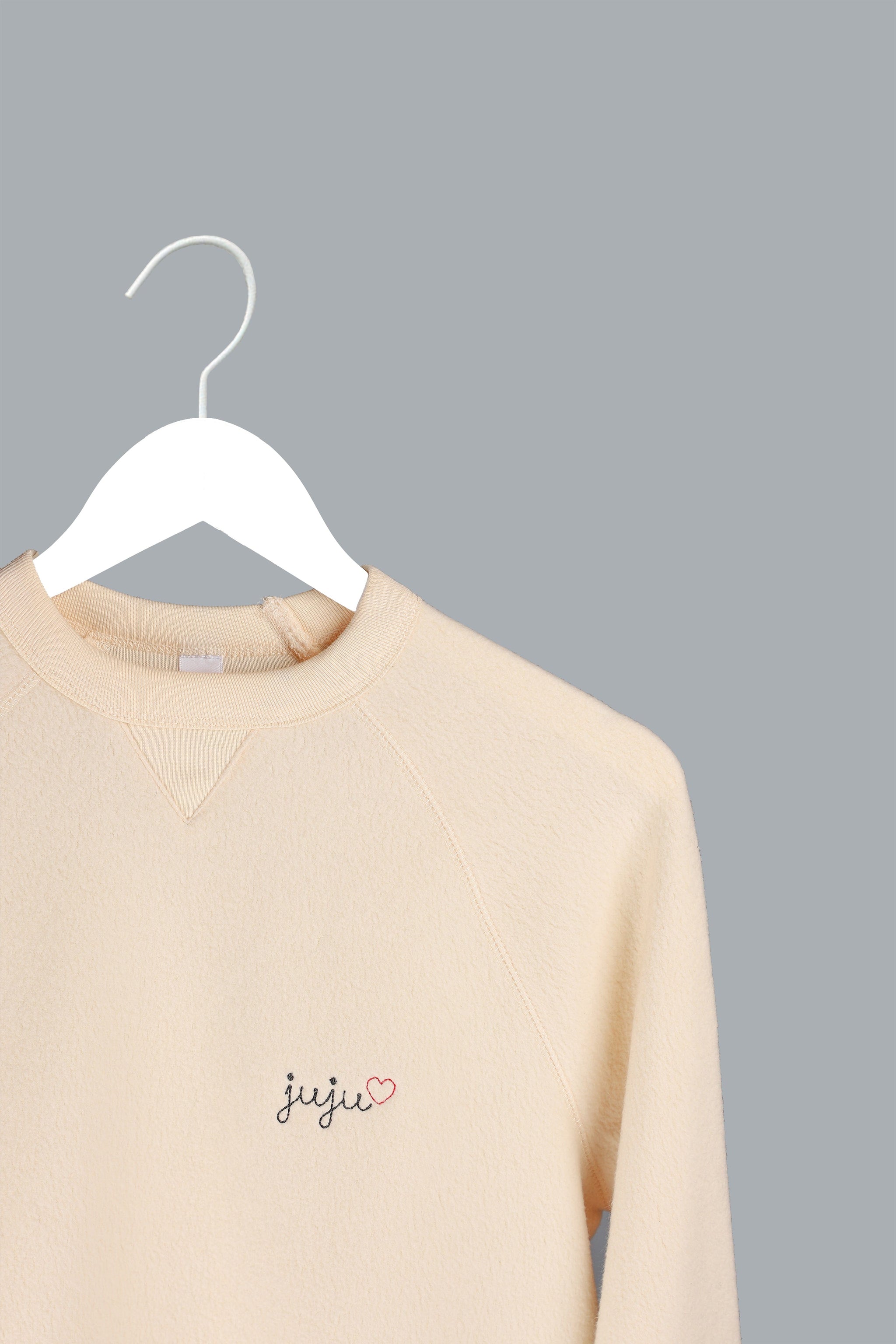 JuJu + Stitch Ladies' Teddy Cropped Crewneck Sweatshirt