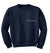 Big Kids Classic Crewneck Fleece Sweatshirt juju + stitch S (6-8) / Navy custom personalized script embroidered crewneck fleece sweatshirt