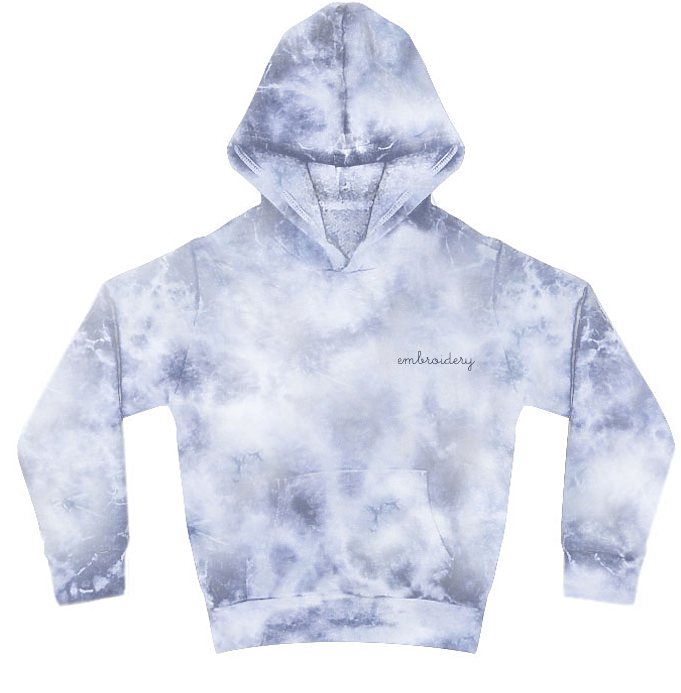 Kids Supersoft Marbled Tie Dye Hoodie