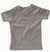 Little Kids Solid Shortsleeve T-shirt juju + stitch 7 / Heather Gray custom personalized script embroidered kids t-shirt