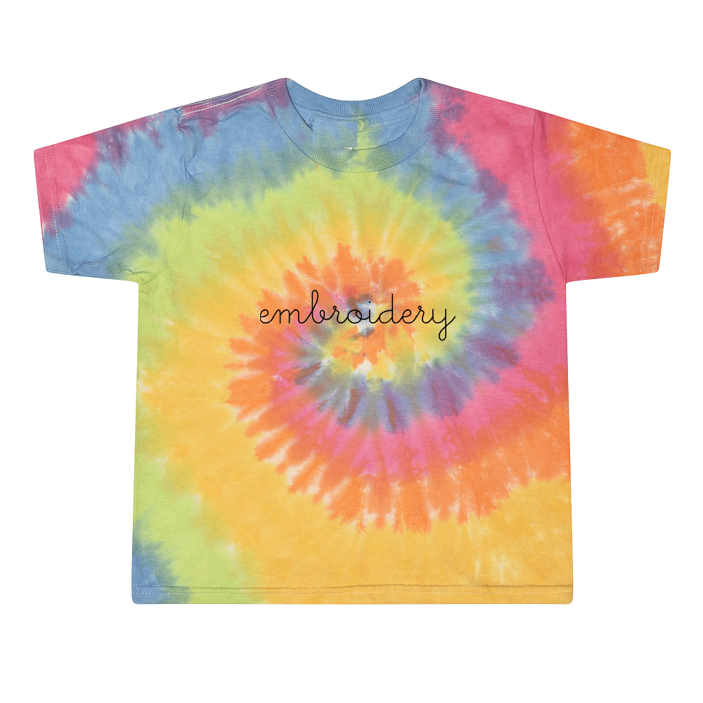 Little Kids Tie Dye Shortsleeve T shirt juju stitch