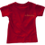 Little Kids Solid Shortsleeve T-shirt juju + stitch 7 / Red custom personalized script embroidered kids t-shirt