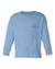 juju + stitch Personalized Custom Embroidered T-shirt 2T / Soft Blue Little Kids Solid Longsleeve T-shirt