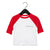Baby Baseball T-shirt juju + stitch 6M / Red/White custom personalized script embroidered baby baseball t-shirt