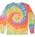 Adult Tie-Dye Longsleeve Shirt (Unisex) juju + stitch Adult S / Pastel Rainbow custom personalized script embroidered tie dye longsleeve shirt