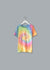 Adult Tie-Dye T-shirt (Unisex) juju + stitch Adult S / Pastel Rainbow custom personalized script embroidered kids tie dye t-shirt