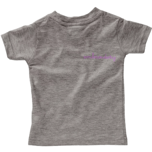 Adult Solid Shortsleeve T-shirt (Oversized) juju + stitch Adult Small / Heather Gray custom personalized script embroidered kids t-shirt