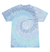Kids Tie-Dye T-shirt juju + stitch KIDS 2-4 / Spiral Aqua custom personalized script embroidered tie dye kids t-shirt