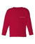 juju + stitch Personalized Custom Embroidered T-shirt S (6-8) / Red Big Kids Solid Longsleeve T-shirt