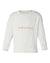 juju + stitch Personalized Custom Embroidered T-shirt S (6-8) / White Big Kids Solid Longsleeve T-shirt