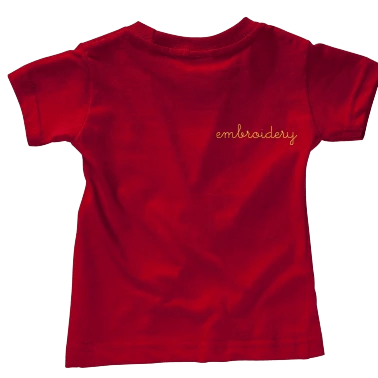 Big kids t-shirt – personalized & custom embroidered